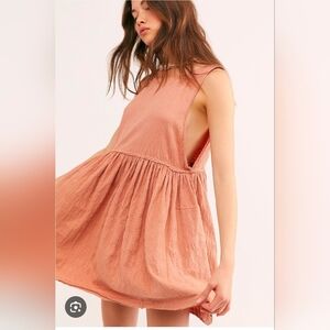 Free People Beach Women’s I'm Still Obsessed Sleeveless Light Green Mini Dress M